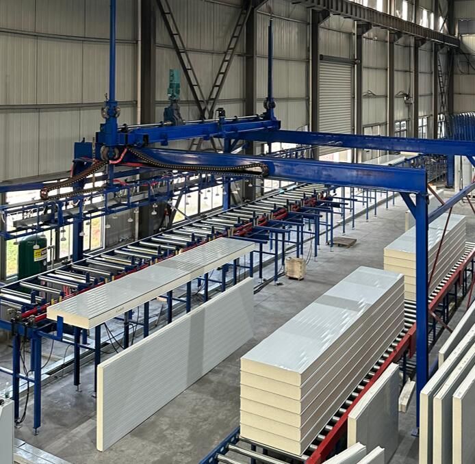 成品機(jī)制冷庫(kù)板碼垛系統(tǒng)